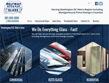 Tablet Screenshot of beltwayglass.com